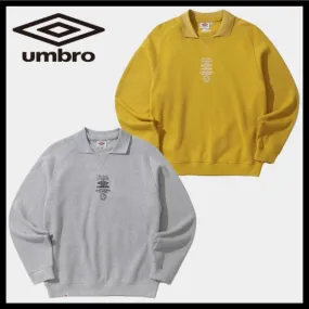 UMBRO  |Unisex Street Style Long Sleeves Plain Cotton Logo