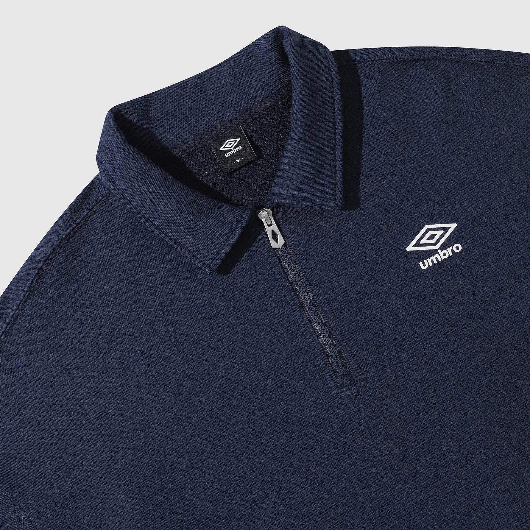 UMBRO  |Unisex Street Style Long Sleeves Plain Logo Polos