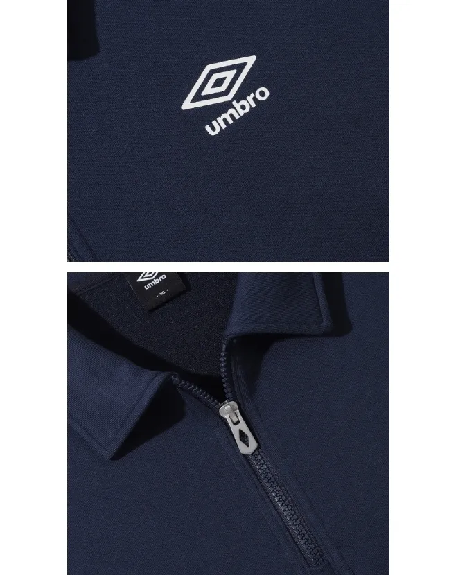 UMBRO  |Unisex Street Style Long Sleeves Plain Logo Polos