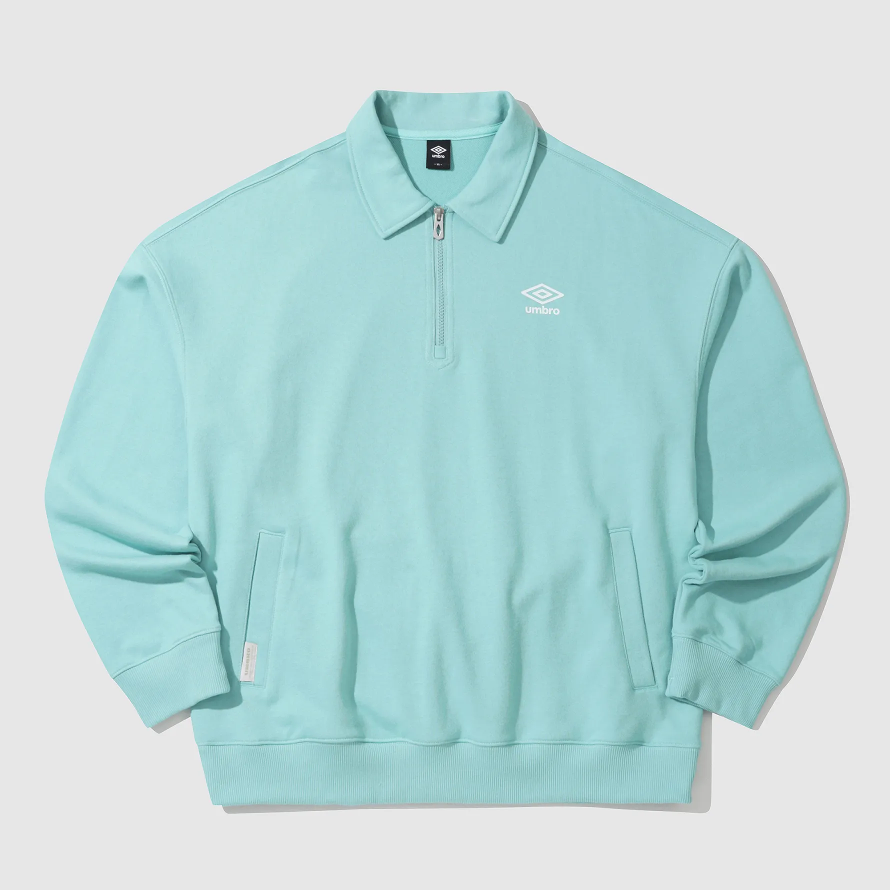 UMBRO  |Unisex Street Style Long Sleeves Plain Logo Polos