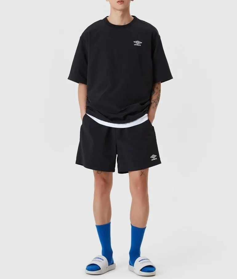 UMBRO  |Unisex Street Style Plain Short Sleeves Logo T-Shirts