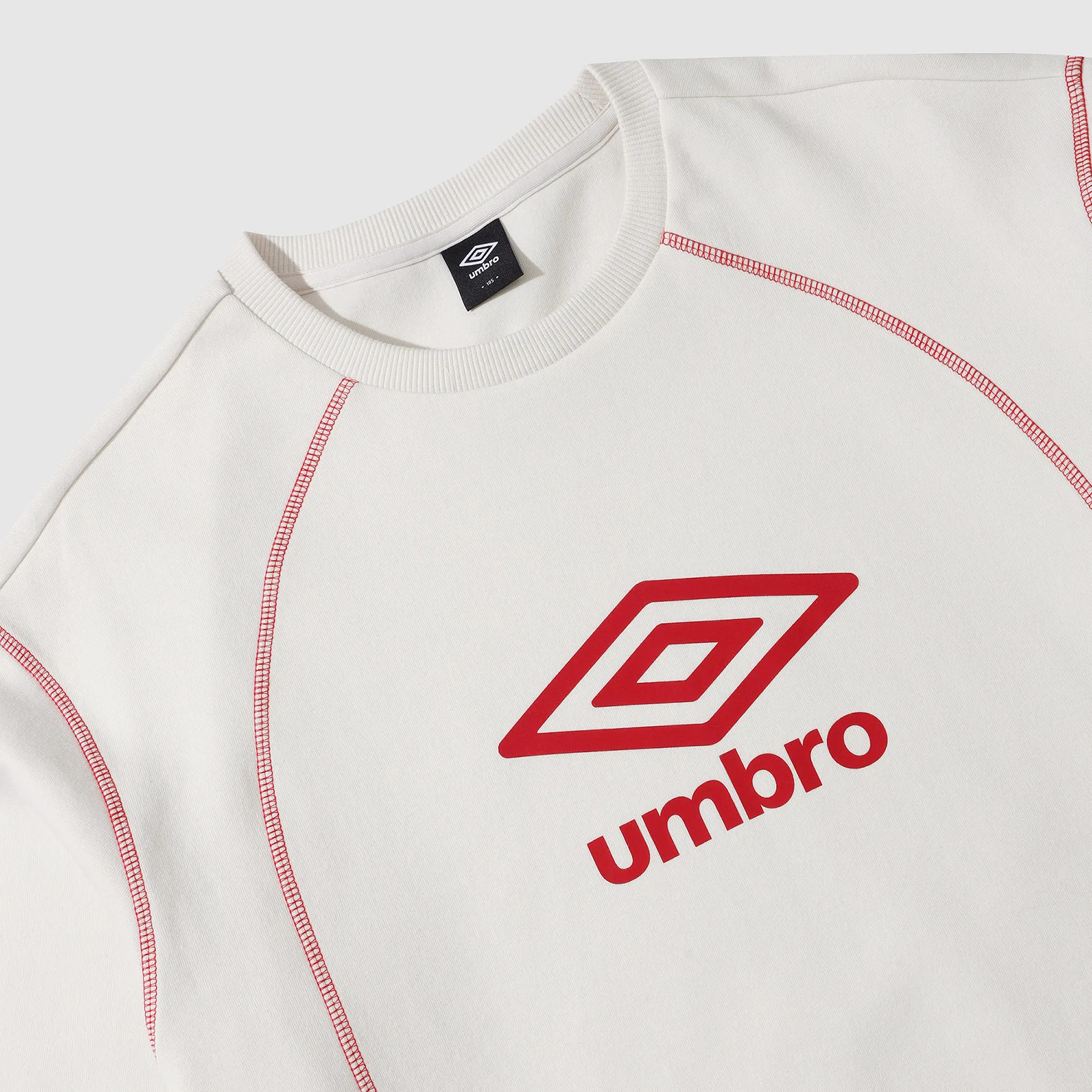 UMBRO  |Unisex Street Style U-Neck Long Sleeves Plain Cotton Logo