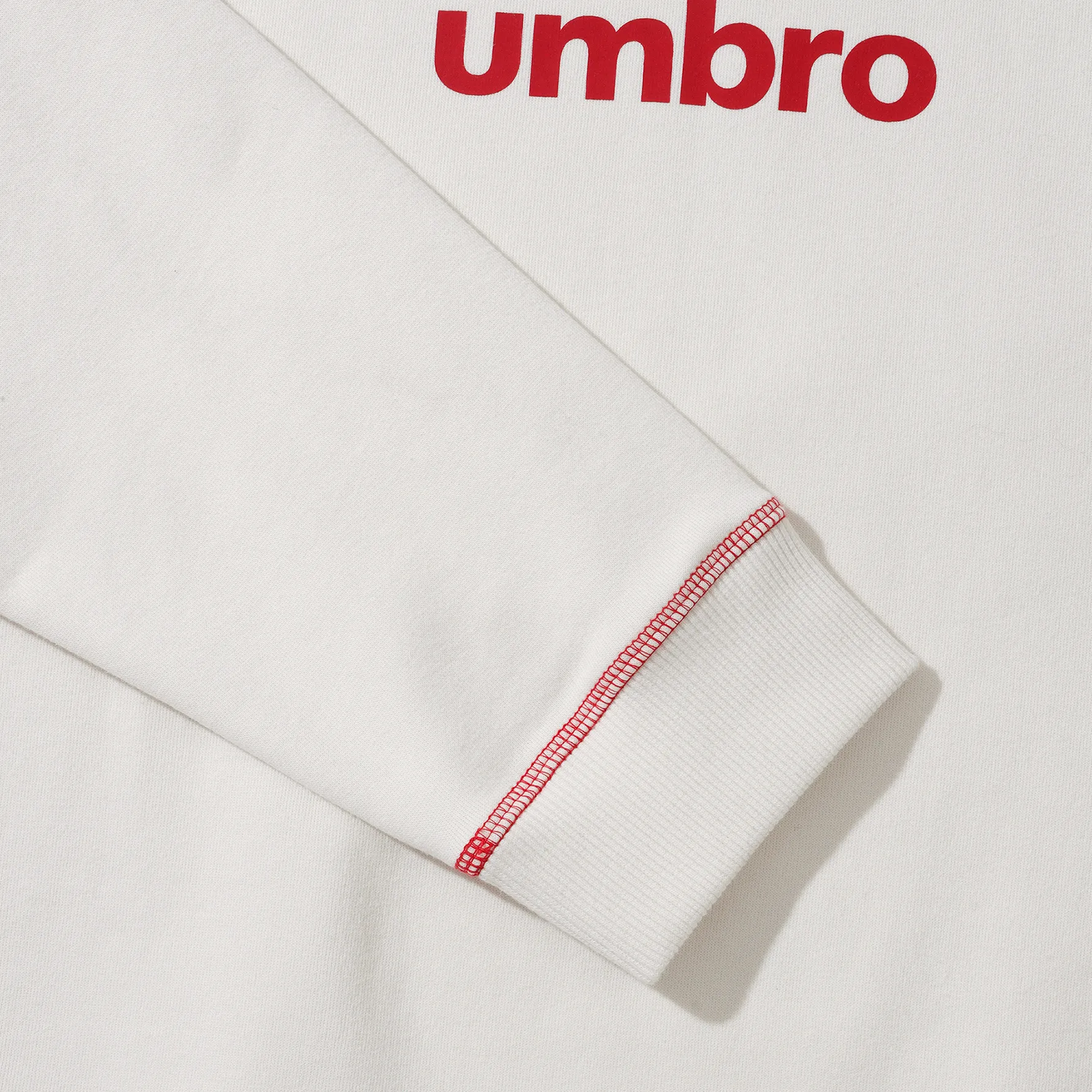 UMBRO  |Unisex Street Style U-Neck Long Sleeves Plain Cotton Logo