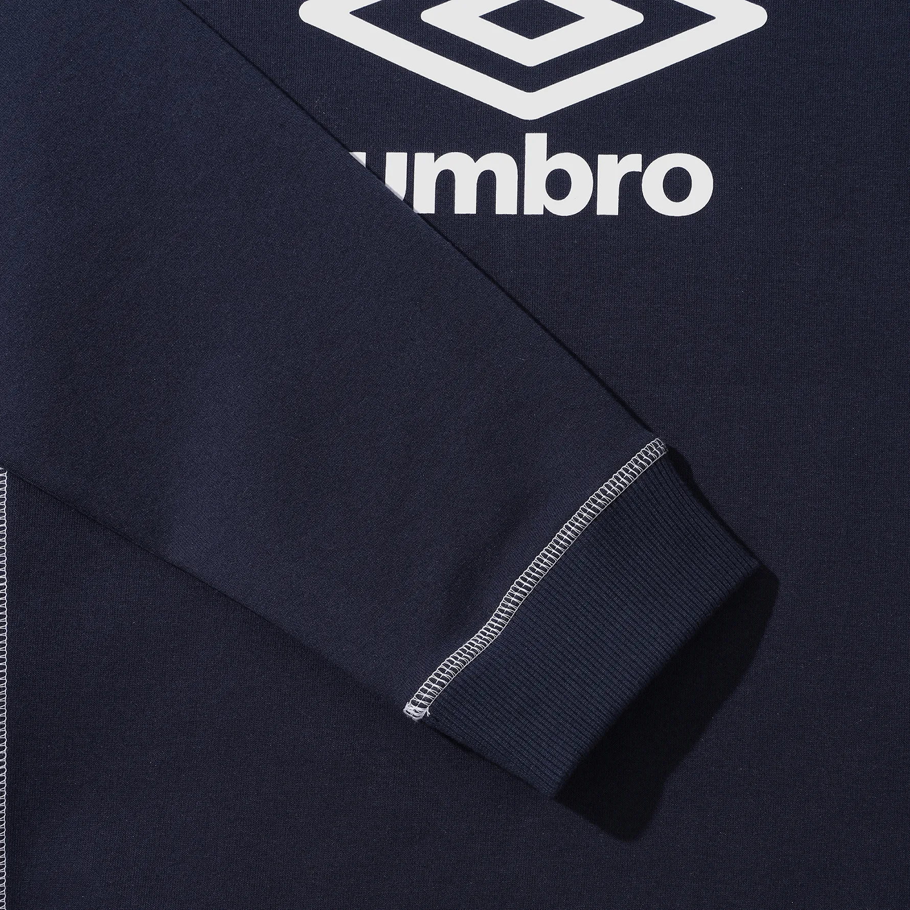 UMBRO  |Unisex Street Style U-Neck Long Sleeves Plain Cotton Logo