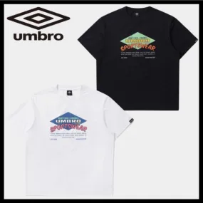 UMBRO  |Unisex Street Style U-Neck Plain Logo T-Shirts