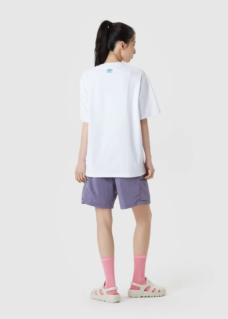 UMBRO  |Unisex Street Style U-Neck Plain Logo T-Shirts