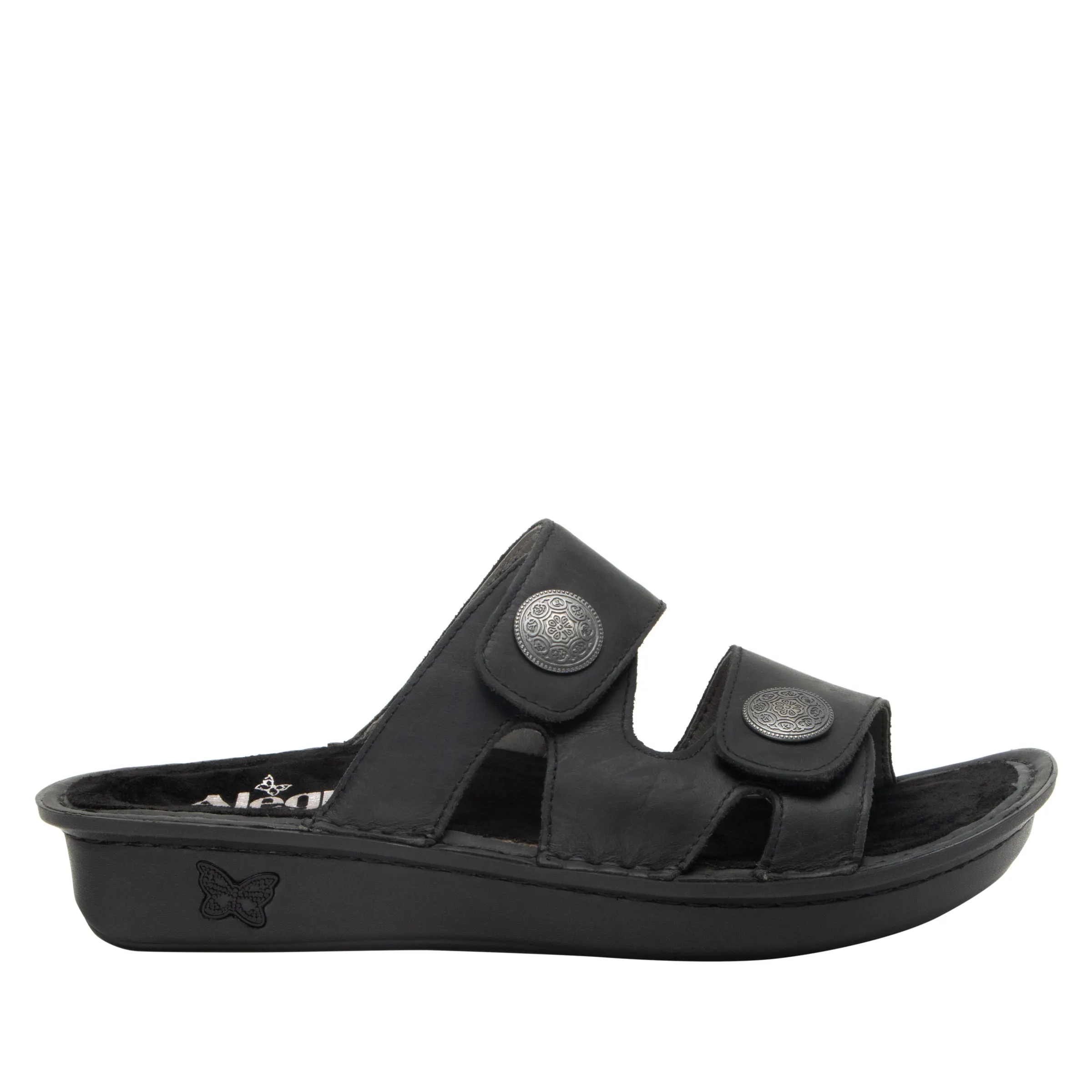 Violette Oiled Black Sandal