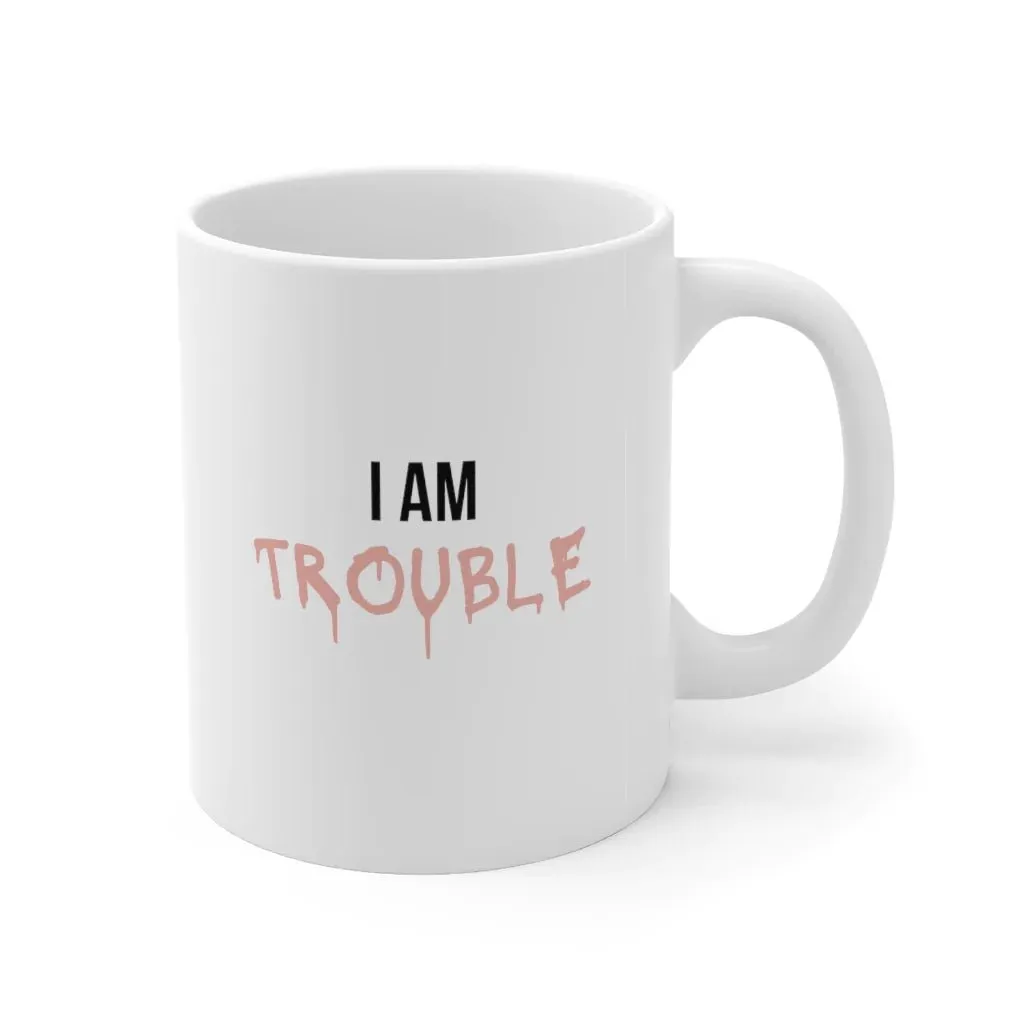 Where I Go Trouble Follows Matching Couple Mugs