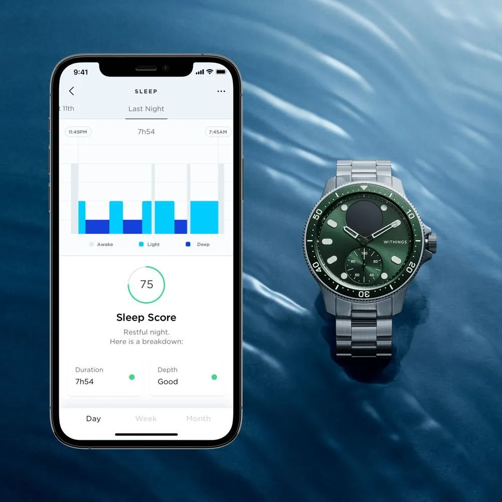 Withings ScanWatch Horizon - Hybrid Smartwatch with ECG, Heart Rate & Oximeter