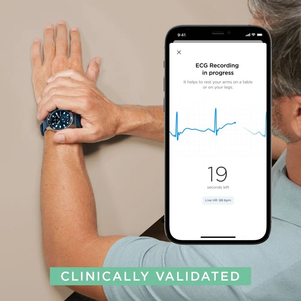 Withings ScanWatch Horizon - Hybrid Smartwatch with ECG, Heart Rate & Oximeter